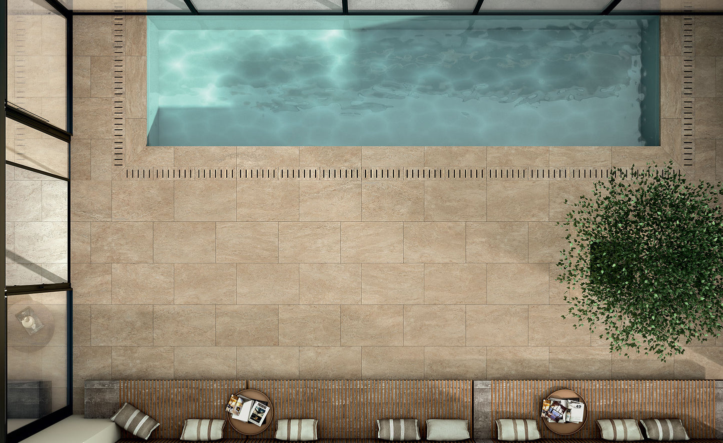 Kamien Caramel Cross Cut