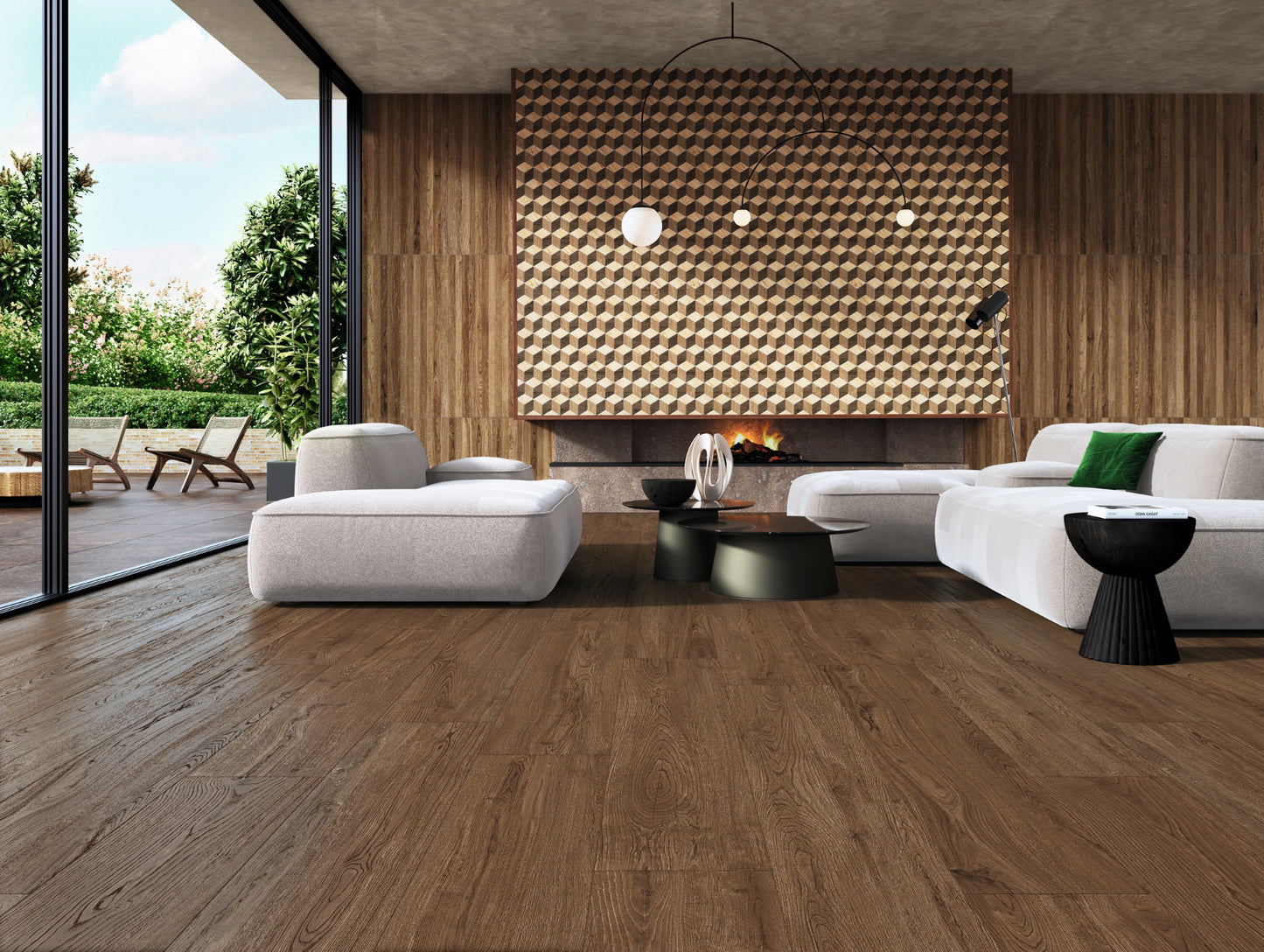 Kauri Brown Herringbone