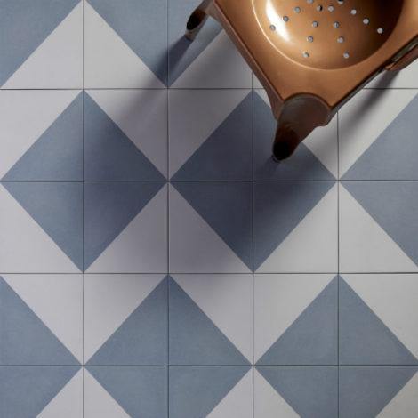 Parisian Cafe Porcelain Tri Blue - European Heritage Ltd.