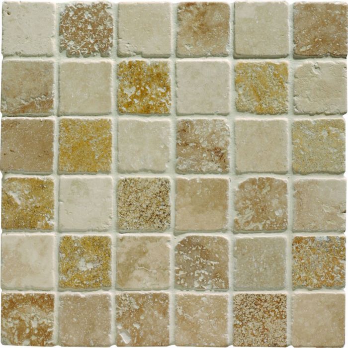 Mixed Travertine 4.8 Venetian Stone Mosaic
