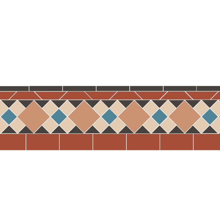 Wordsworth - Black, Blue, Buff, Red & White