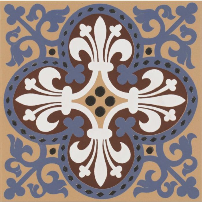 White/Blue 151x151x9MM