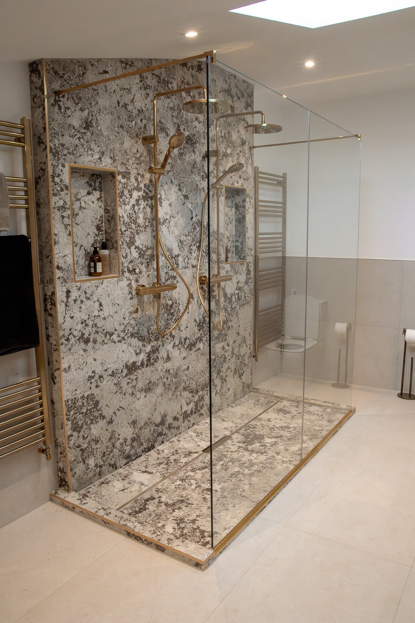 Elementa Alaska & District Stone Ivory - Bathroom in North Yorkshire by Briahaze Village Homes