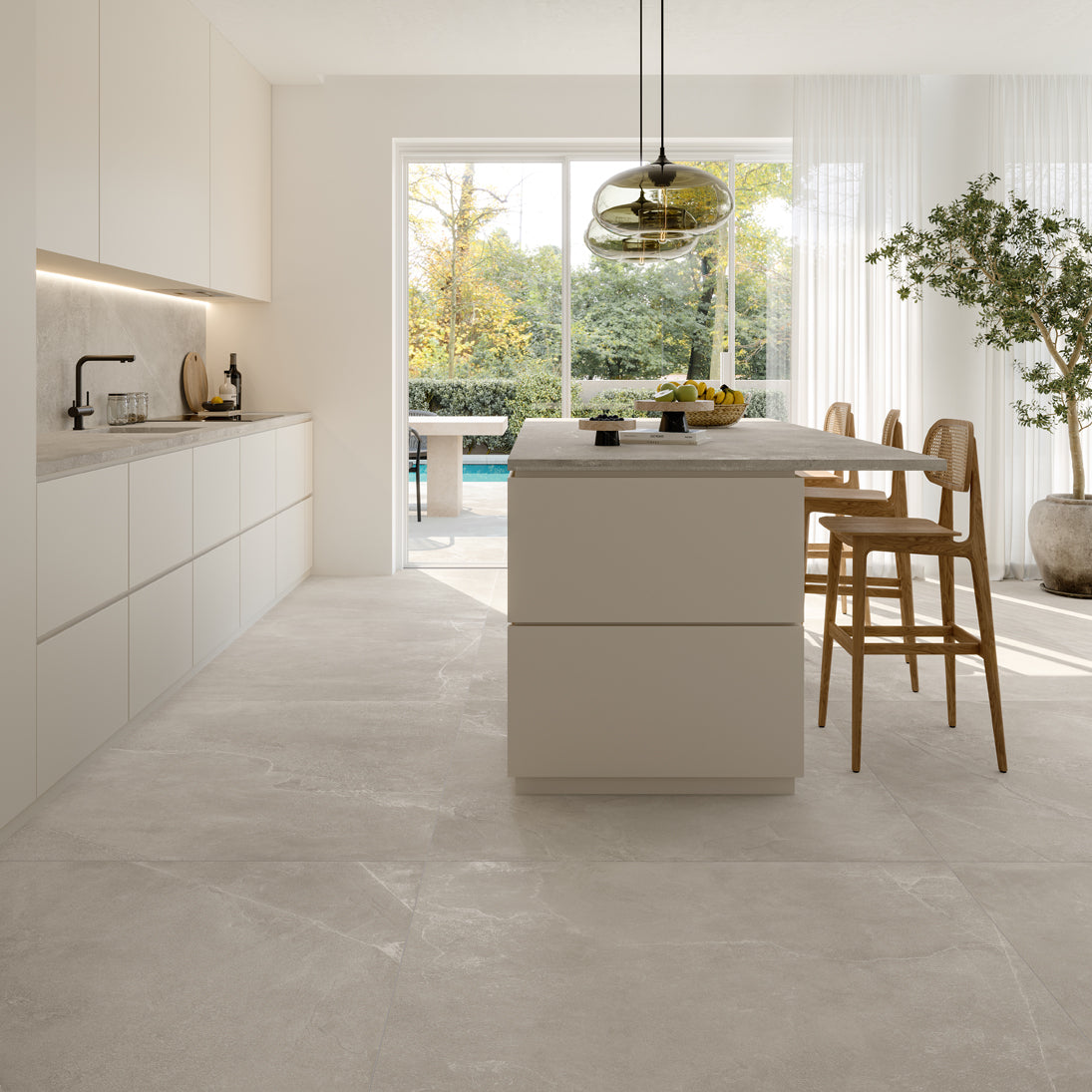 Large Format Kitchen Tiles