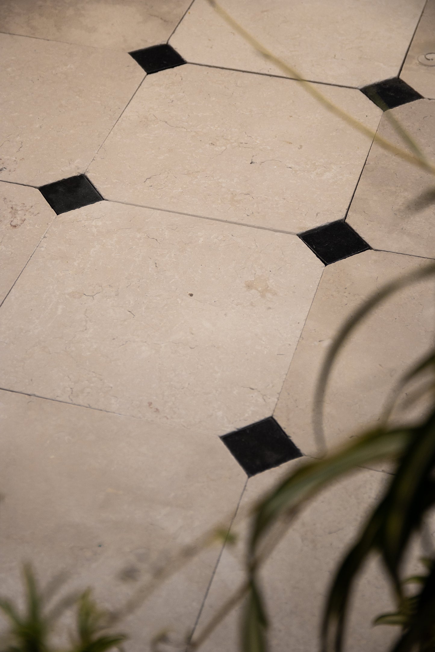 Octagon and Dot Hallway Tiles - By European Heritage