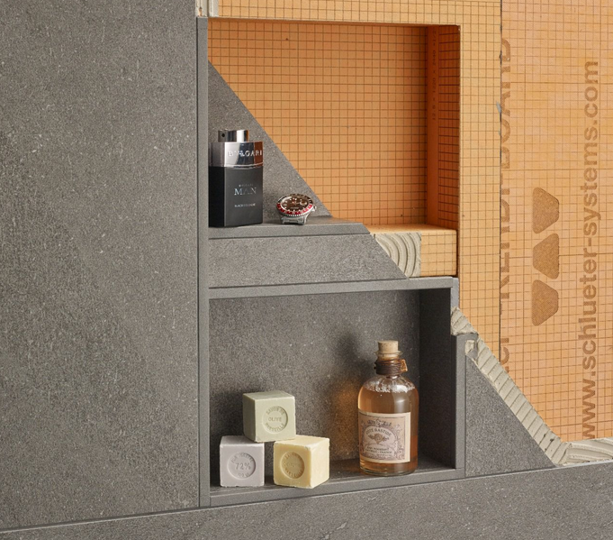 Prefabricated Shower Niches and Shelves - By European Heritage