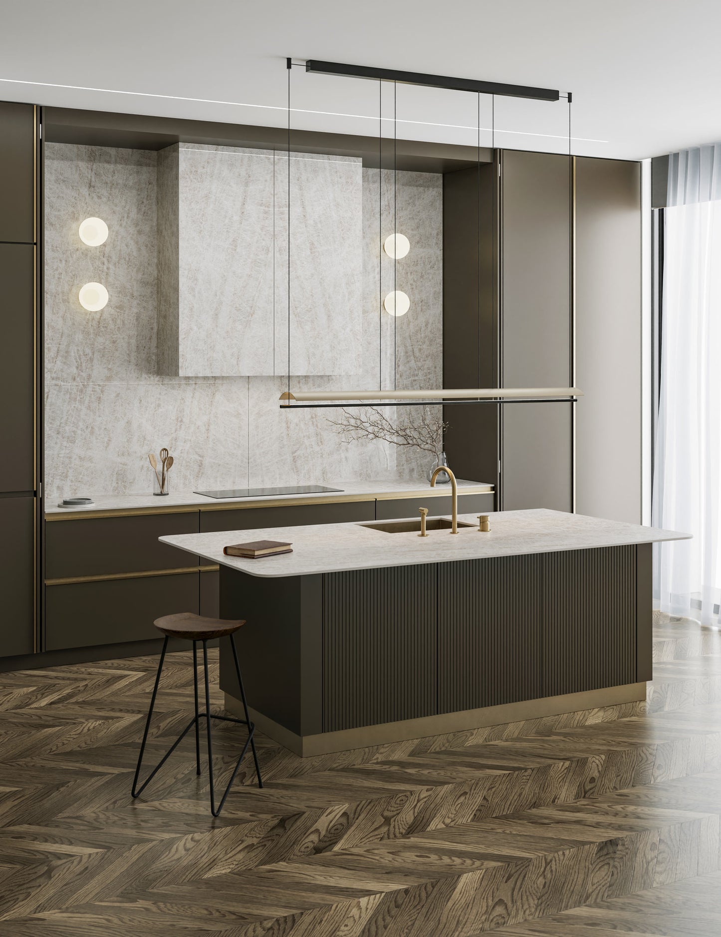 Marmi Quarzite Taj Mahal Bookmatched (Lappato Matte)