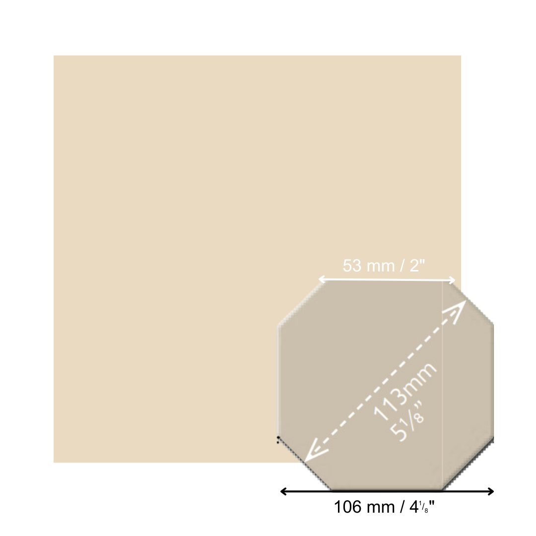 Octagons (Small) - White