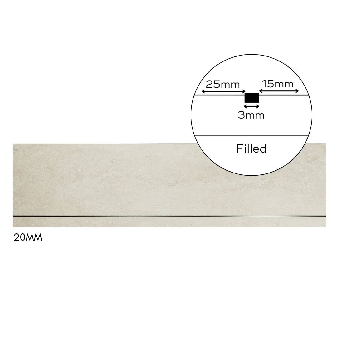 Bespoke Tile Step Fabrication - Mitre & Glued "Reinforced Mitre" Profile (over 70mm lip height)