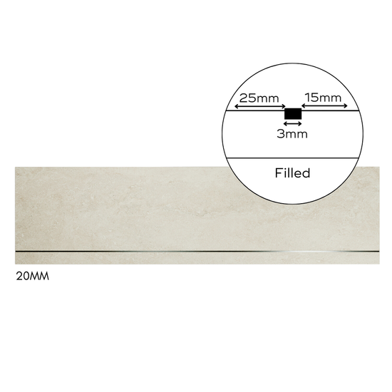 Bespoke Tile Step Fabrication - Mitre & Glued "Reinforced Mitre" Profile (over 70mm lip height)
