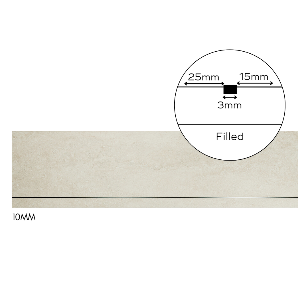 Bespoke Tile Step Fabrication - Mitre & Glued "Reinforced Mitre" Profile (over 70mm lip height)