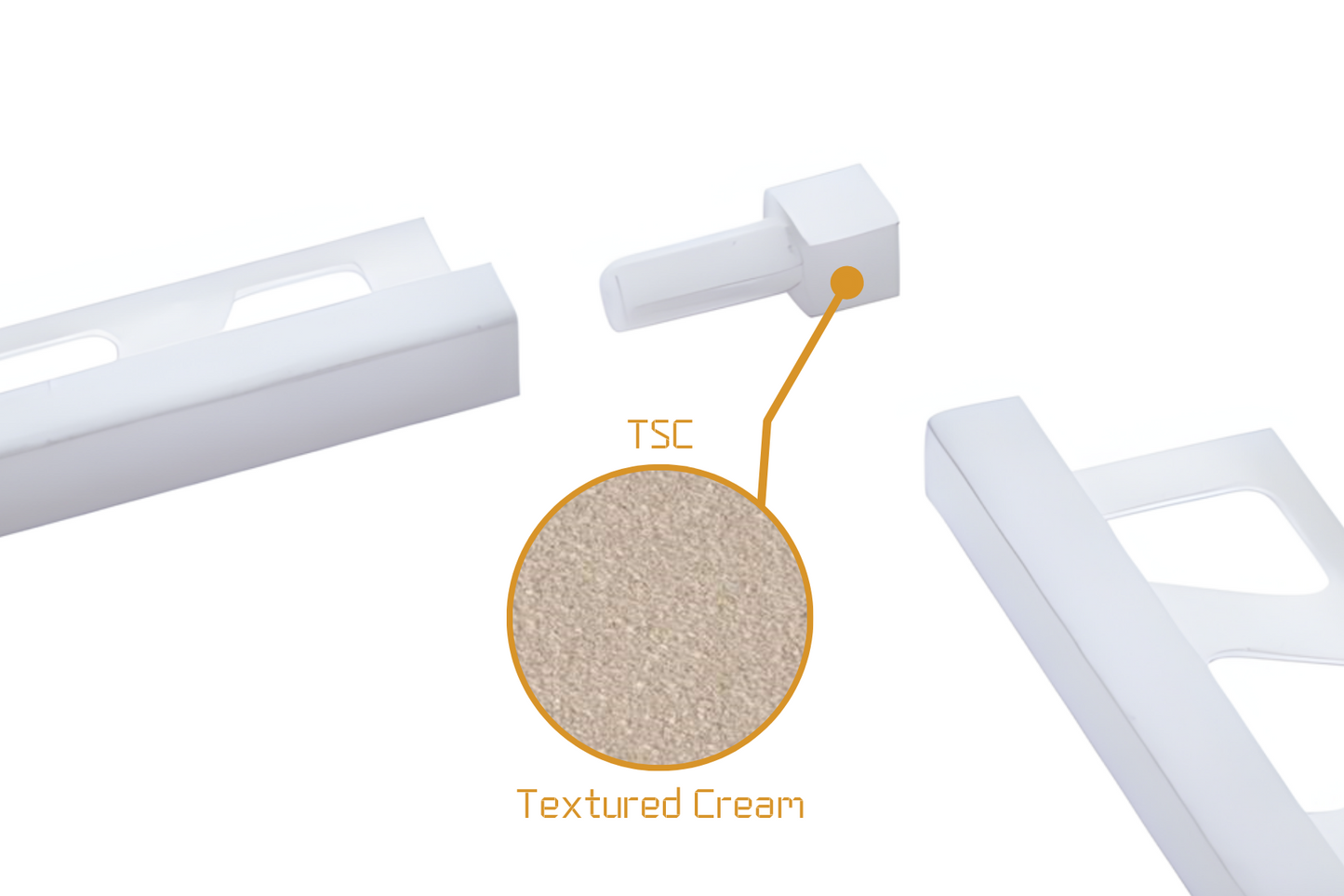 Schluter Quadec Q - Solid Internal/External Corner Powder Coated Aluminium