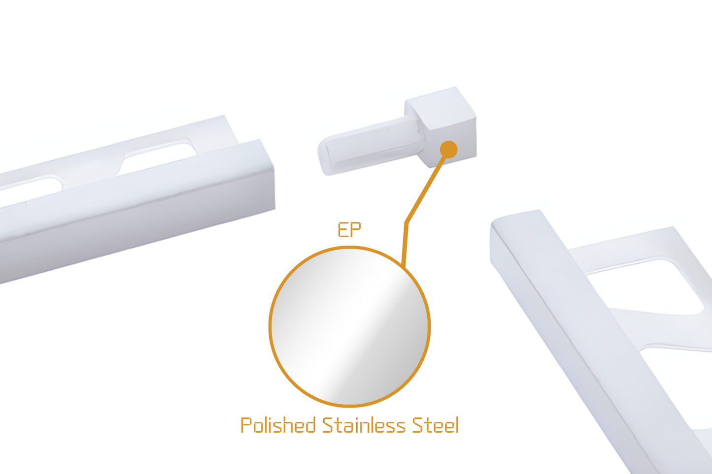 Schluter Quadec Q - Die Cast Internal/External Corner Stainless Steel