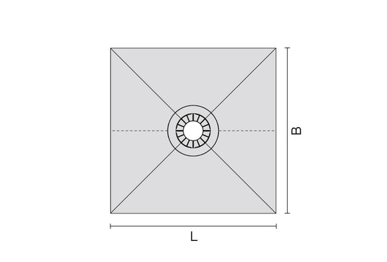 Schluter Kerdi Shower Centre Tray