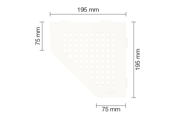 Schluter Shelf E S2 Square Design