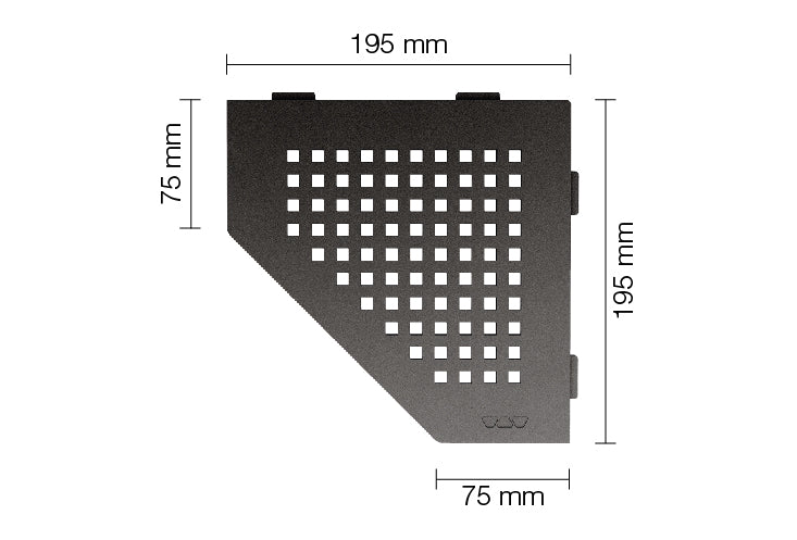 Schluter Shelf E S2 Square Design