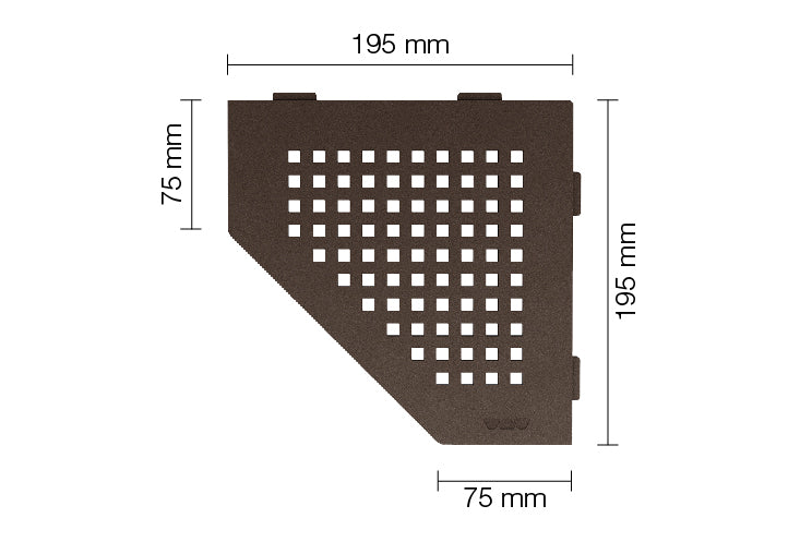 Schluter Shelf E S2 Square Design