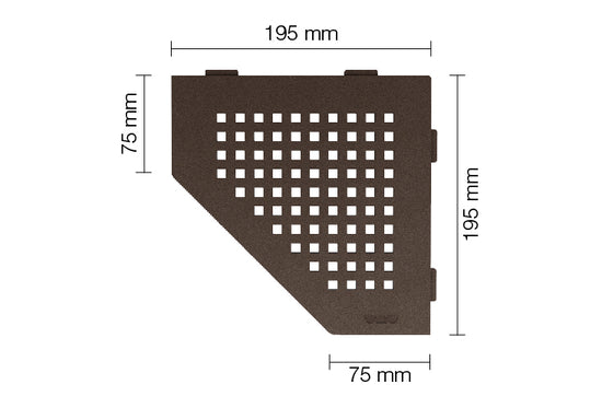 Schluter Shelf E S2 Square Design