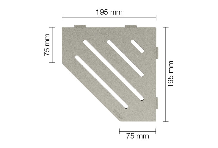 Schluter Shelf E S2 Wave Design