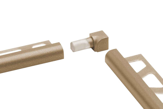Schluter Rondec RO - Internal Corner Powder Coated Aluminium