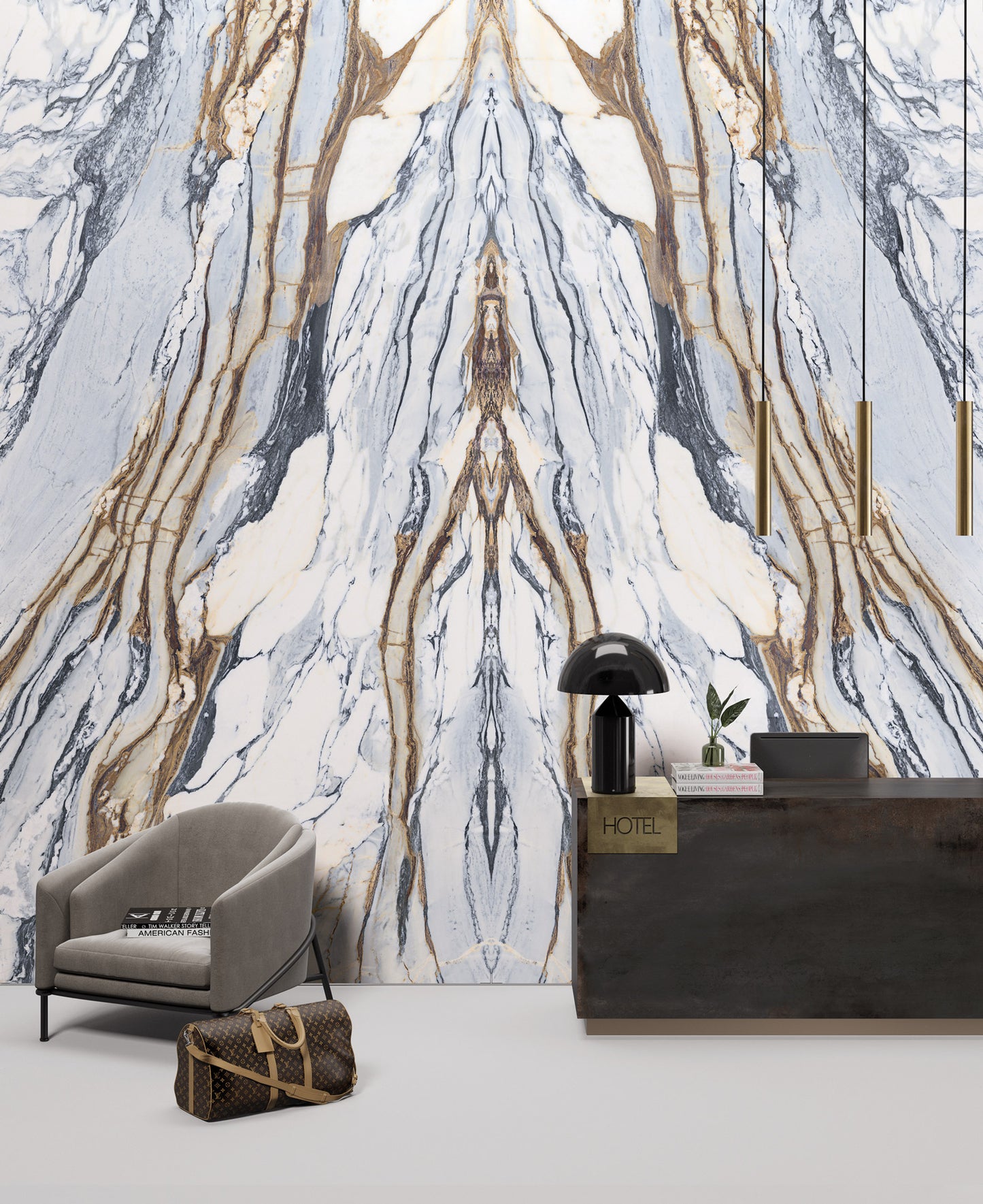 Marmi Calacatta Picasso Bookmatched (Full Lappato)