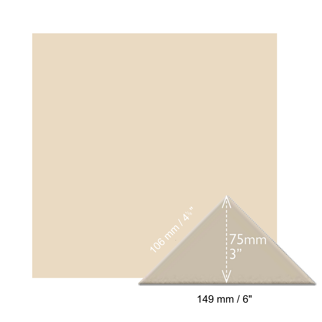 Triangles - White