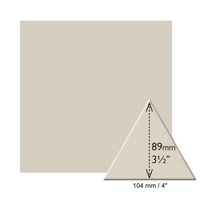 Equilateral Triangles - Dover White