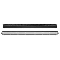 Schluter Kerdi-Line B Square Design 19MM Frame Matt Graphite Stainless Steel Drain and Grate