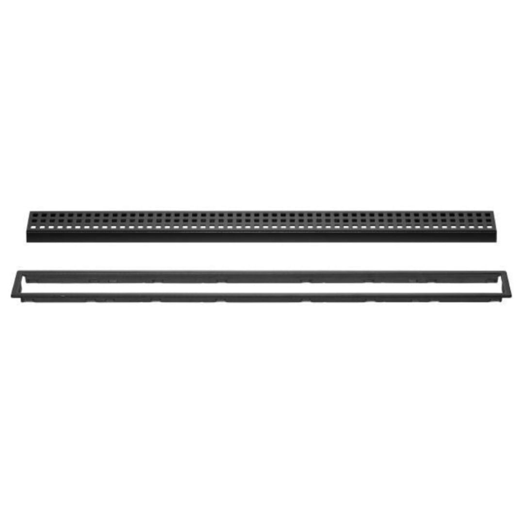 Schluter Kerdi-Line B Square Design 19MM Frame Matt Graphite Stainless Steel Drain and Grate
