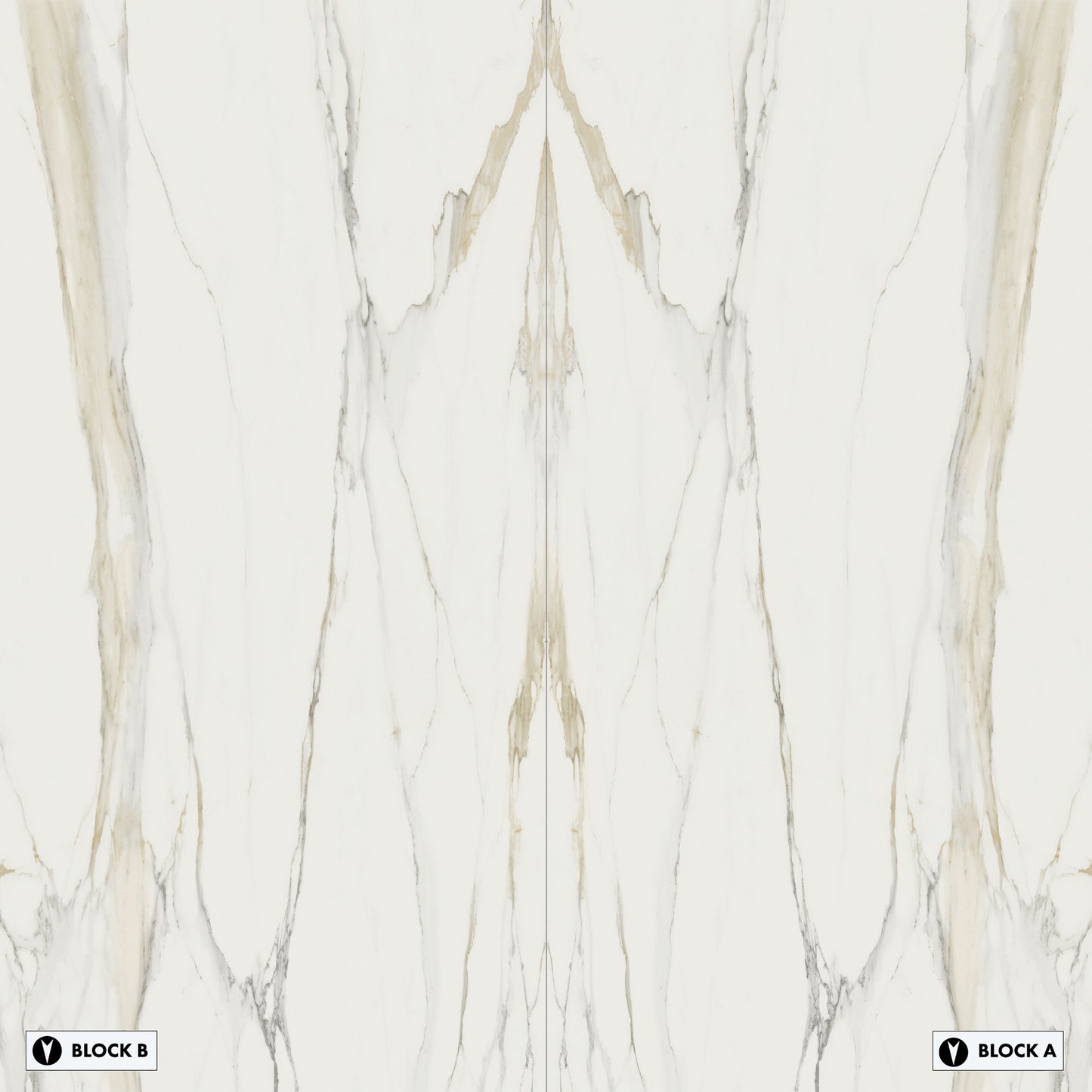 Marmi Marble Calacatta Gold Bookmatched (Matte)
