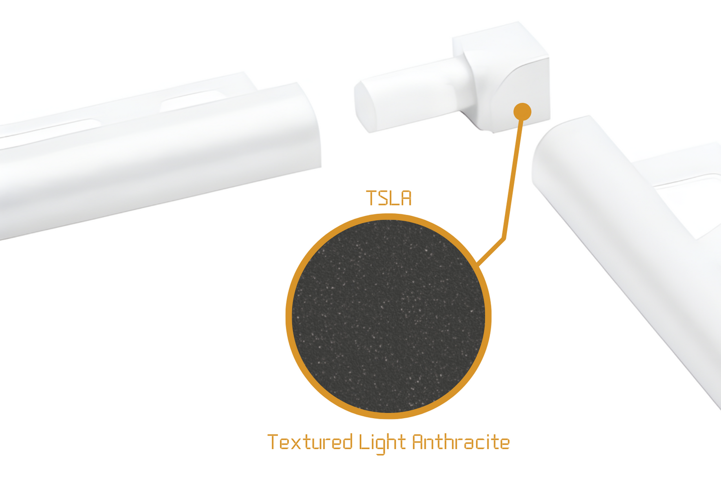 Schluter Rondec RO - External Corner Powder Coated Aluminium
