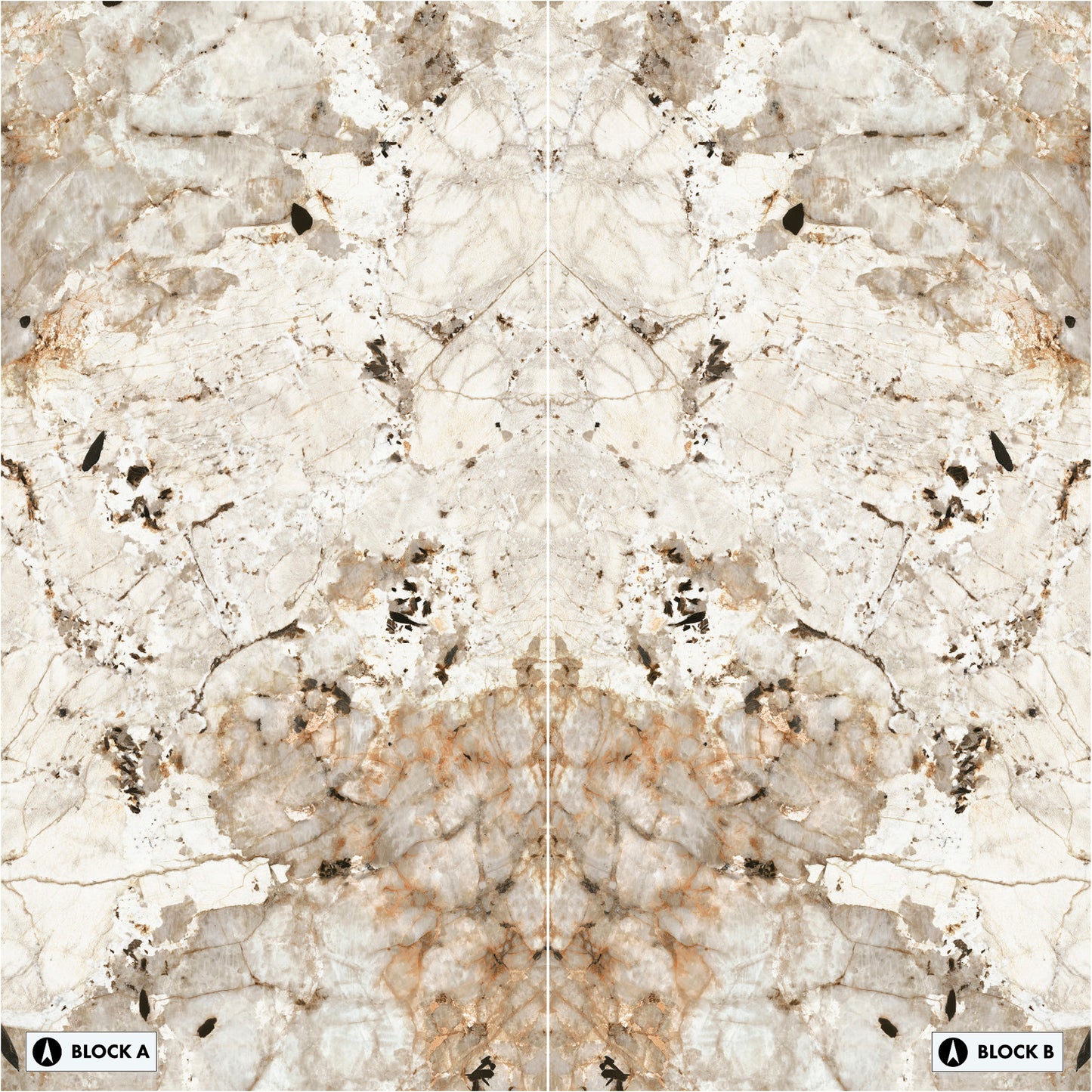 Marmi Tundra Bookmatched (Glossy)
