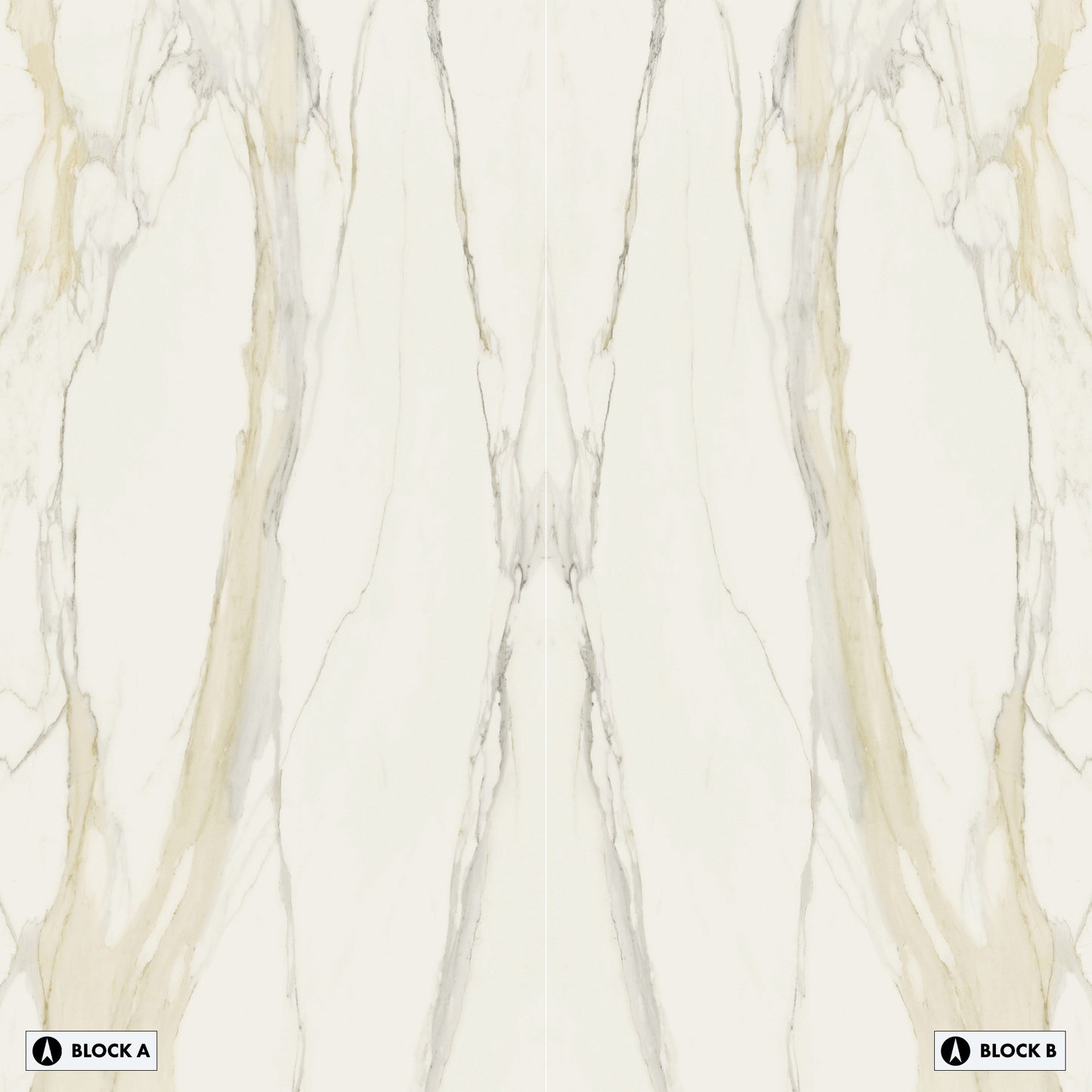 Marmi Calacatta Gold Bookmatch (Glossy)