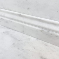 Alpi Carrara Marble Honed Skirting