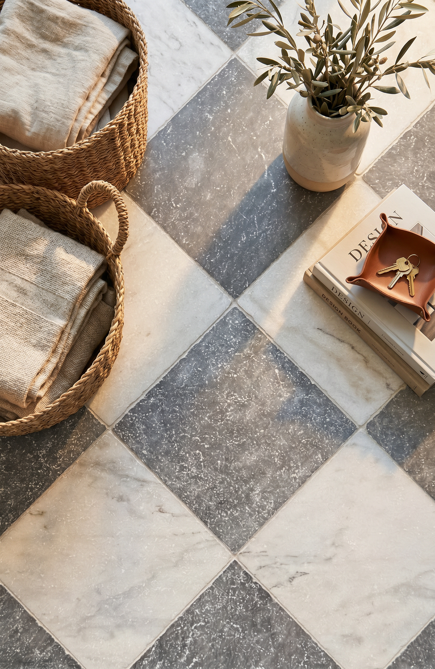 Alpi Carrara Marble Tumbled Square
