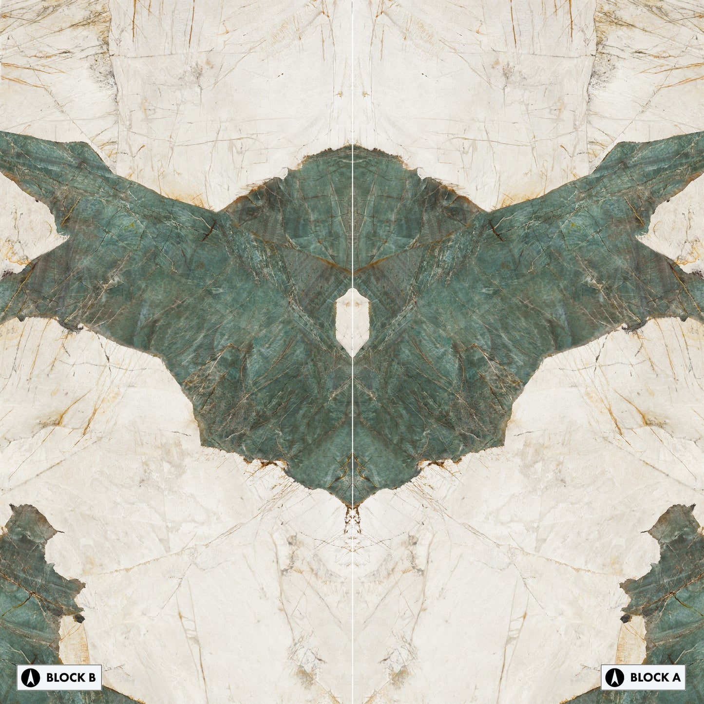 Marmi Aqua Bookmatched (Glossy)