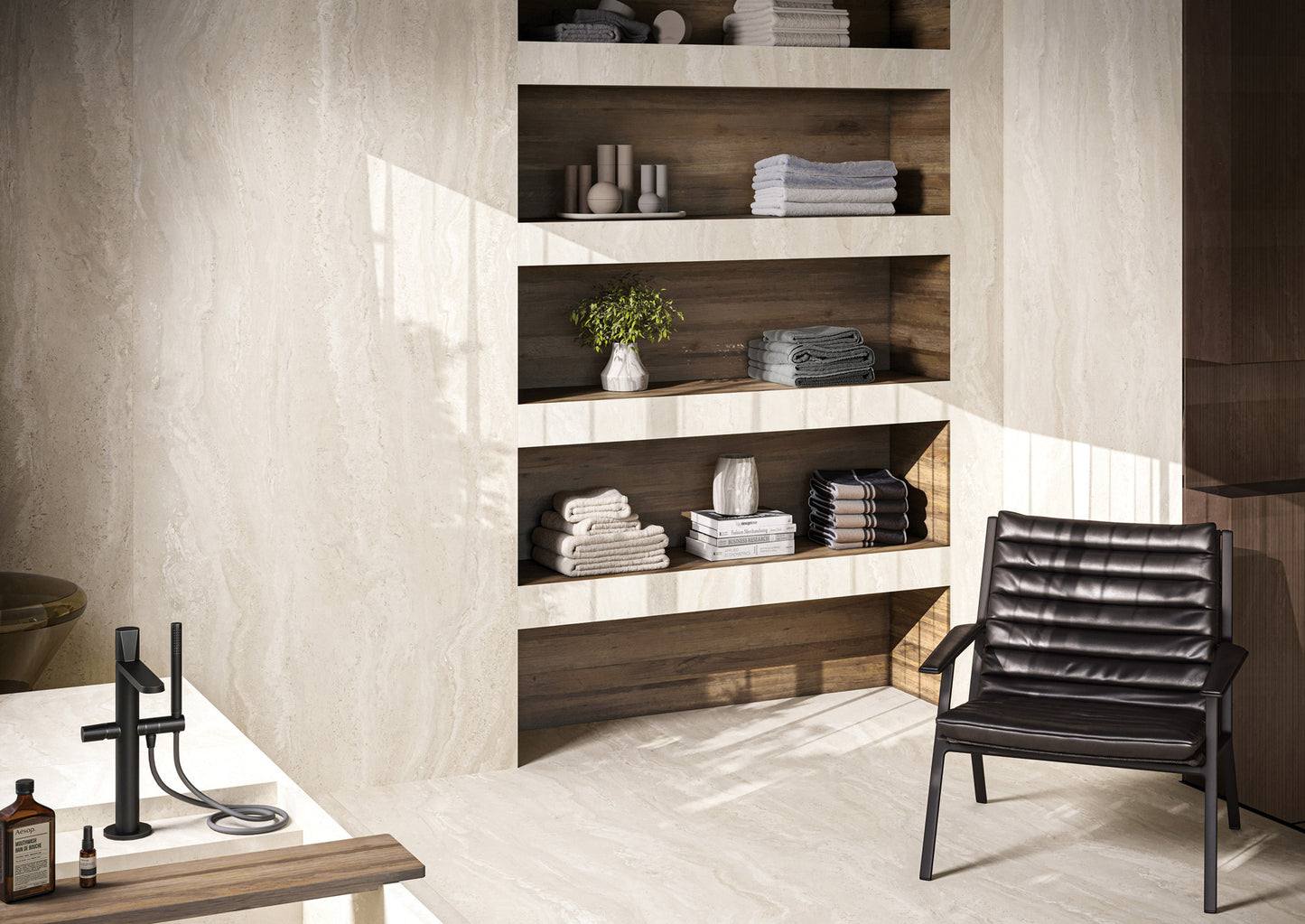 Pietre Pearl Travertine (Matte Silk)