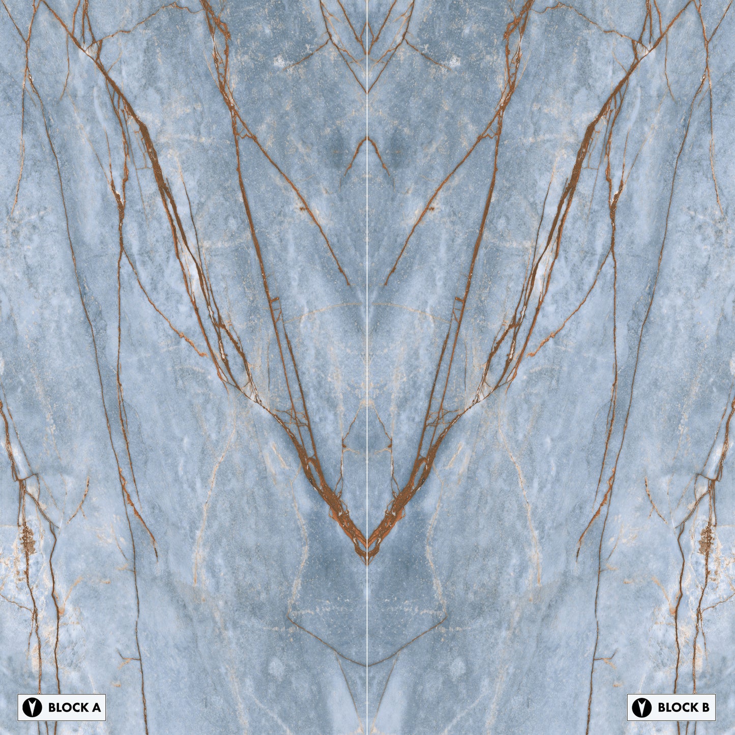 Marmi Azure Bookmatched (Matte)