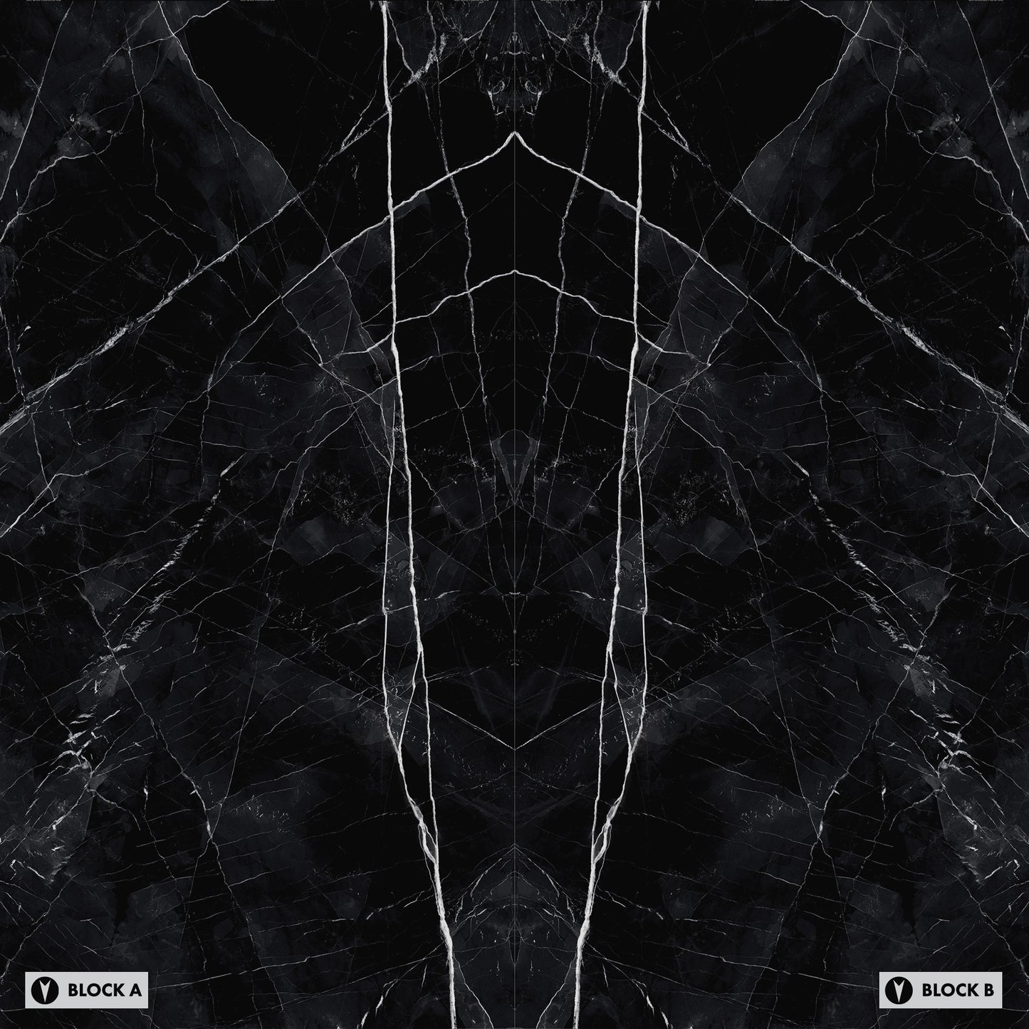 Marmi Calacatta Black Bookmatched (Naturale)