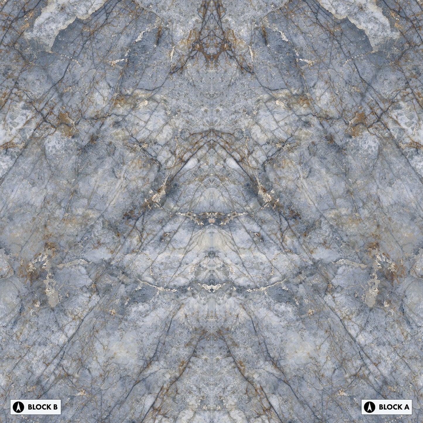 Graniti Granito Blu Ande Bookmatched (Full Lappato)