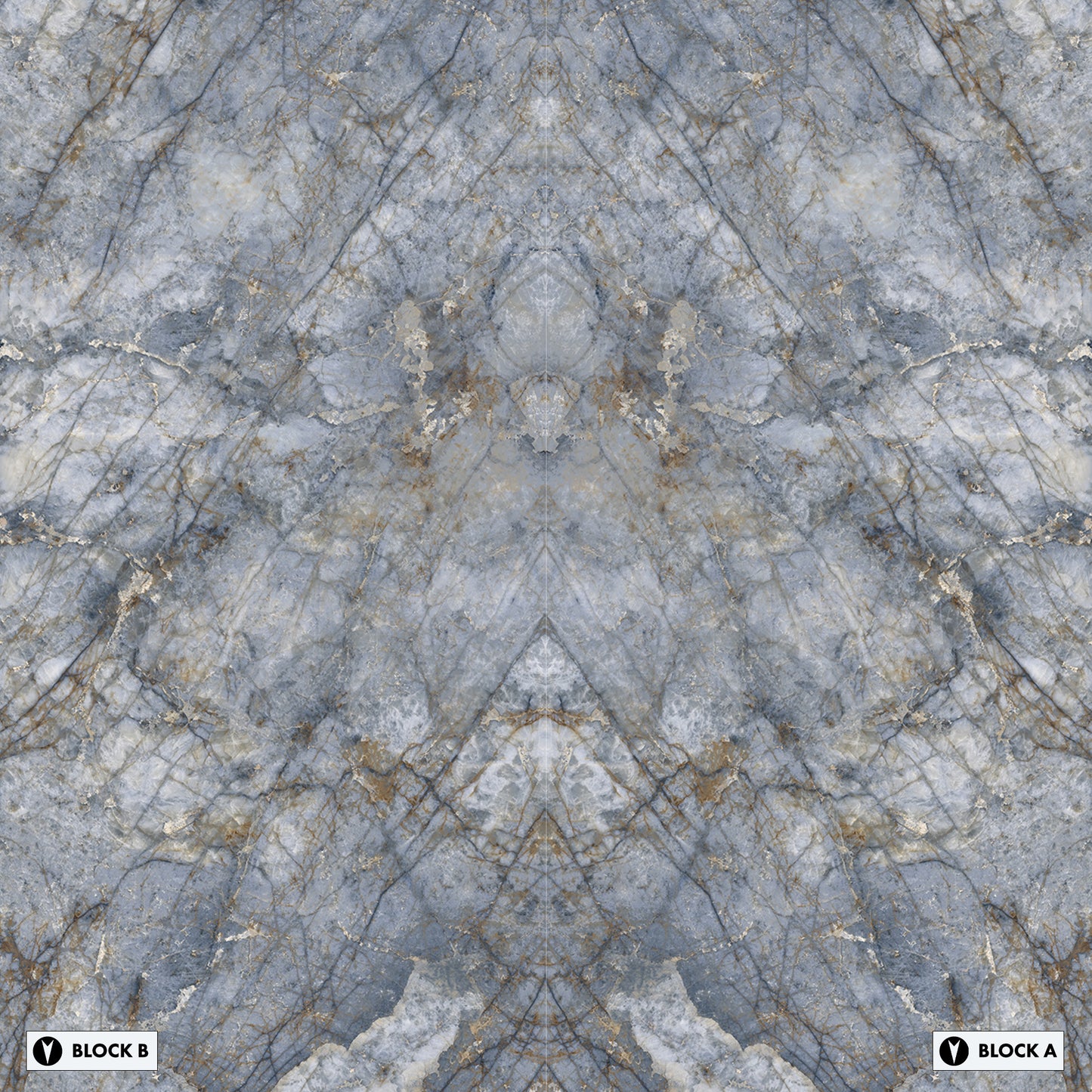 Graniti Granito Blu Ande Bookmatched (Full Lappato)