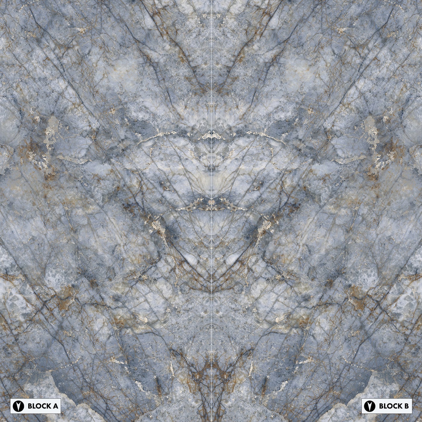 Graniti Granito Blu Ande Bookmatched (Full Lappato)