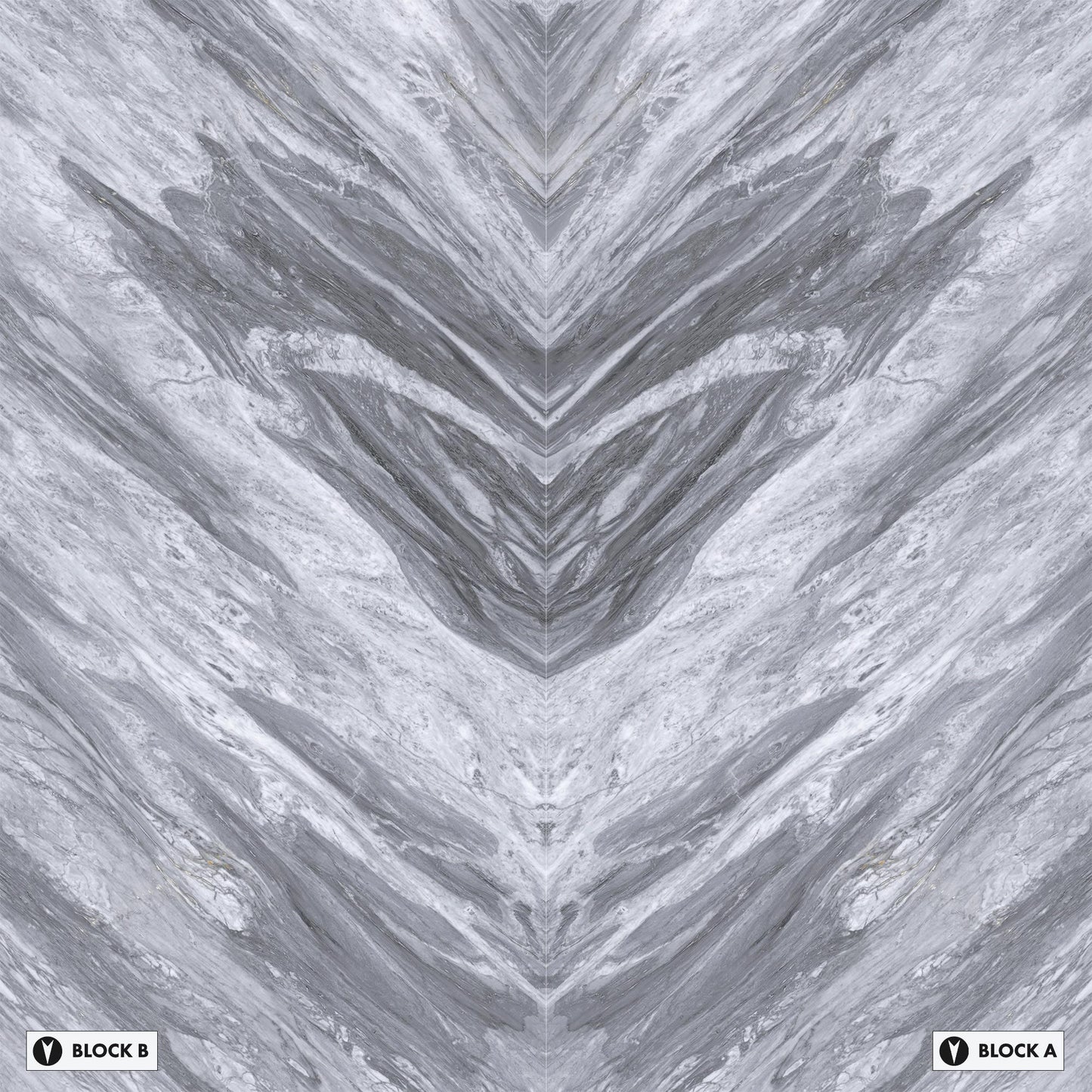 Marmi Bordiglio Manhattan Bookmatched (Naturale)