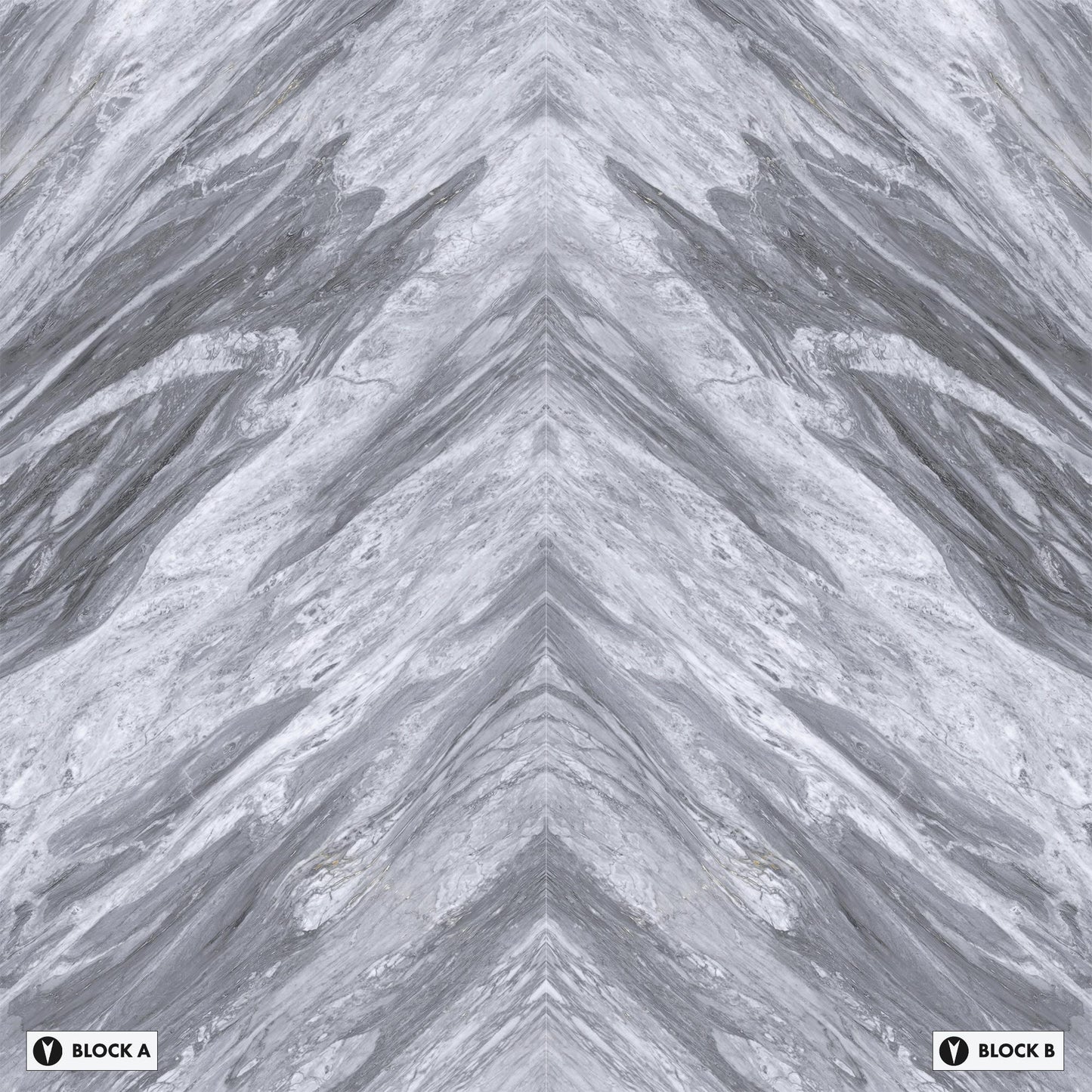 Marmi Bordiglio Manhattan Bookmatched (Naturale)