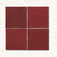 Mellah Zellige Burgundy