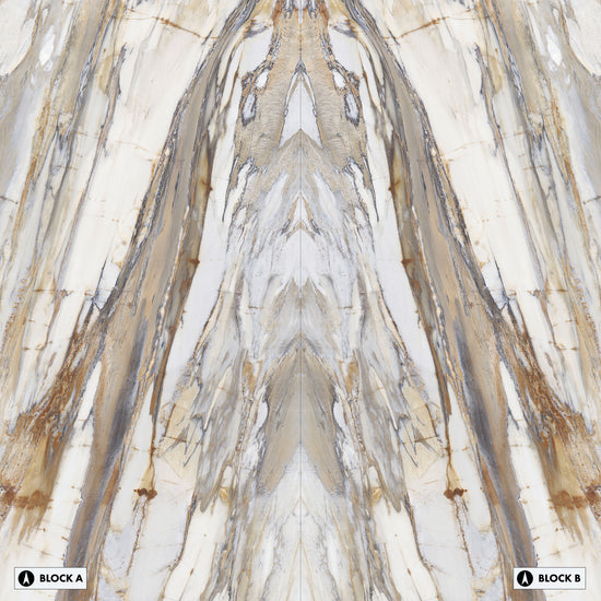Marmi Calacatta Fossil Bookmatched (Full Lappato)