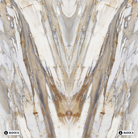 Marmi Calacatta Fossil Bookmatched (Full Lappato)
