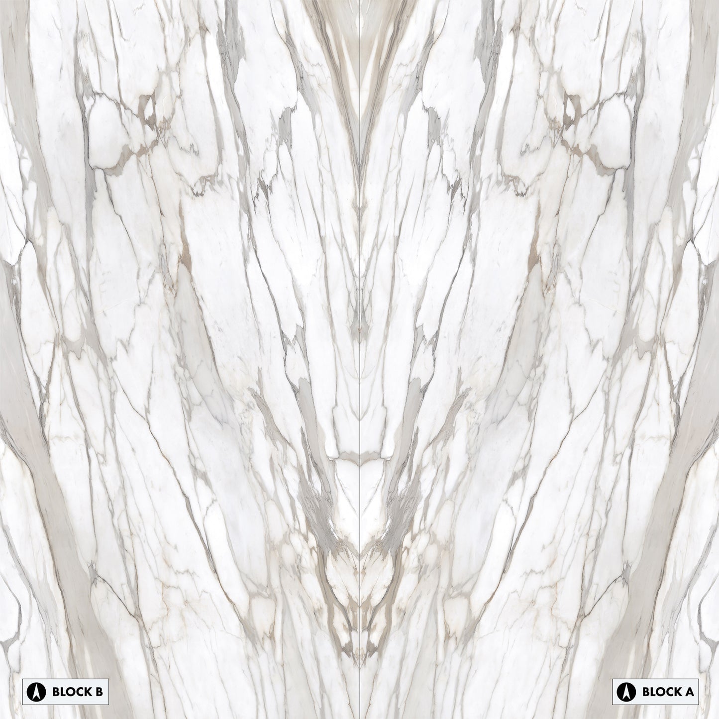 Marmi Calacatta Gold Canova Bookmatched (Full Lappato)