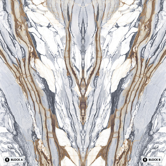 Marmi Calacatta Picasso Bookmatched (Full Lappato)