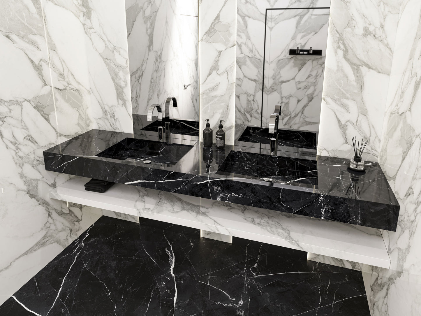 Marmi Calacatta Black (Naturale)